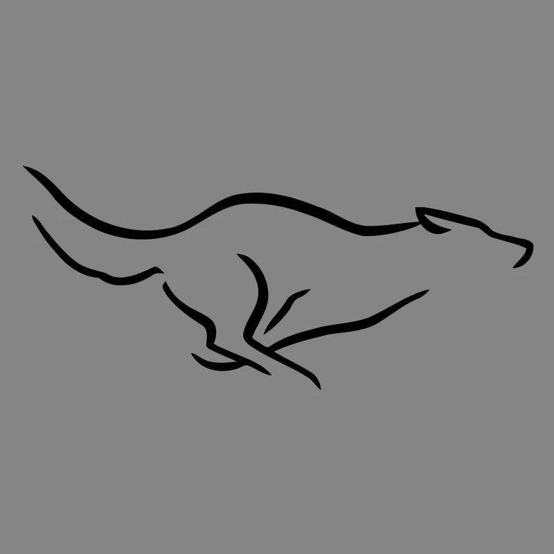 Runing wolf