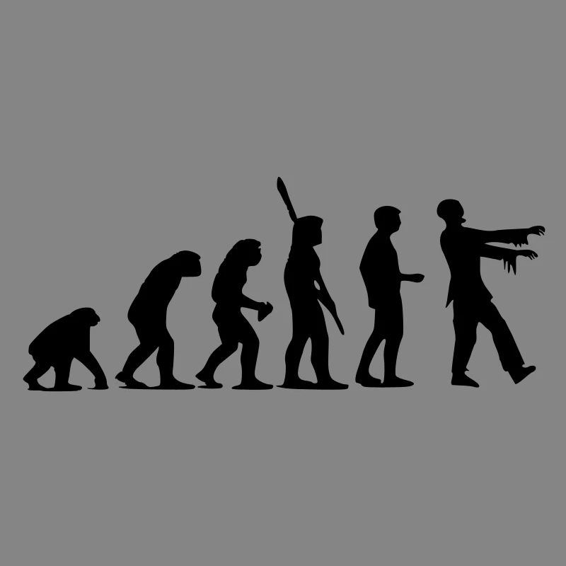 Évolution de zombi (monochrome)