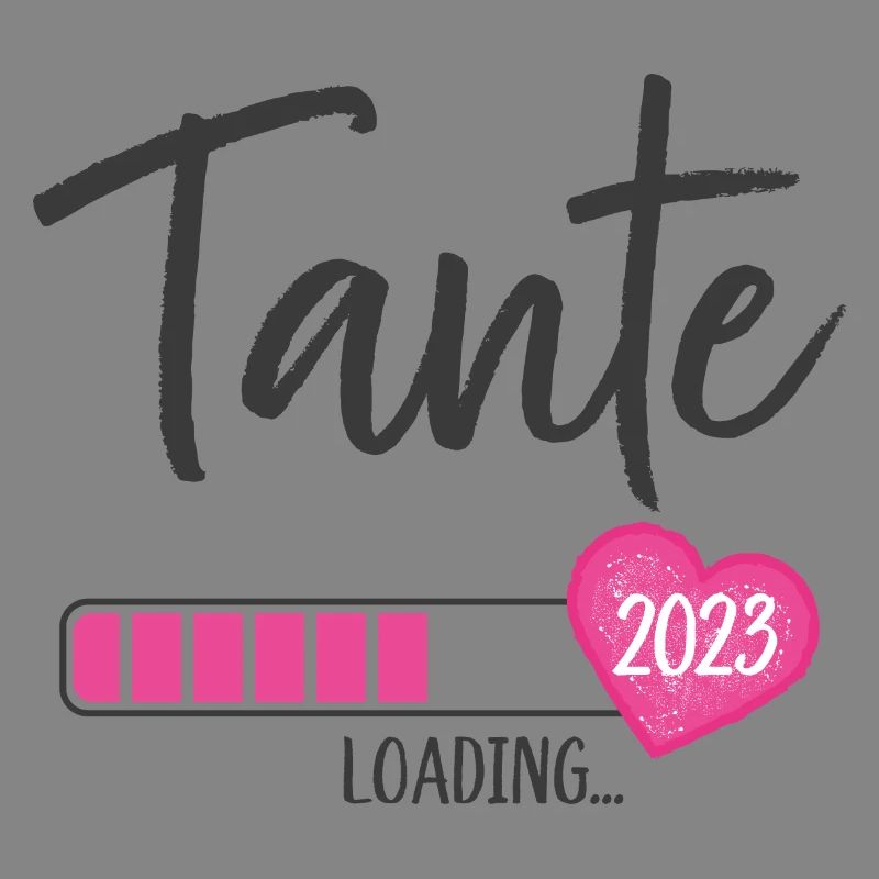 Tante Loading 2023 Herz Nichte Mädchen
