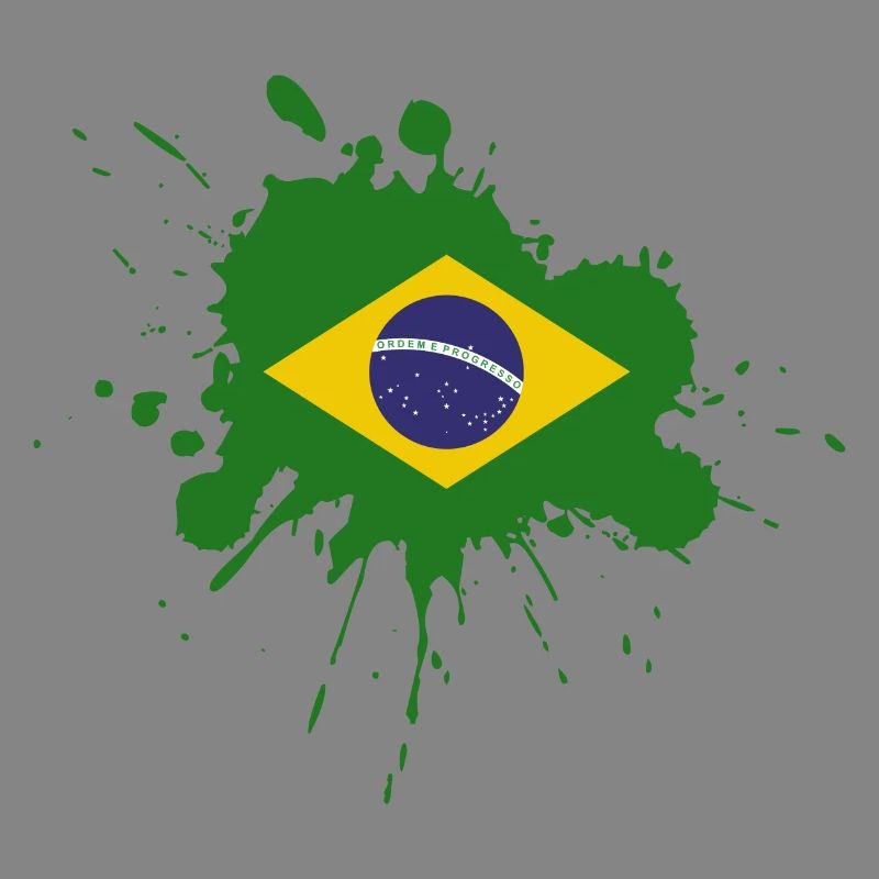 Conception de spot de drapeau du Brésil