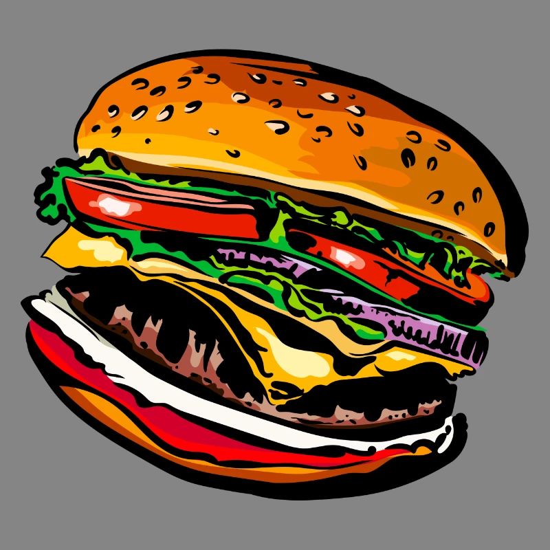 Burger Cheeseburger Restauration rapide