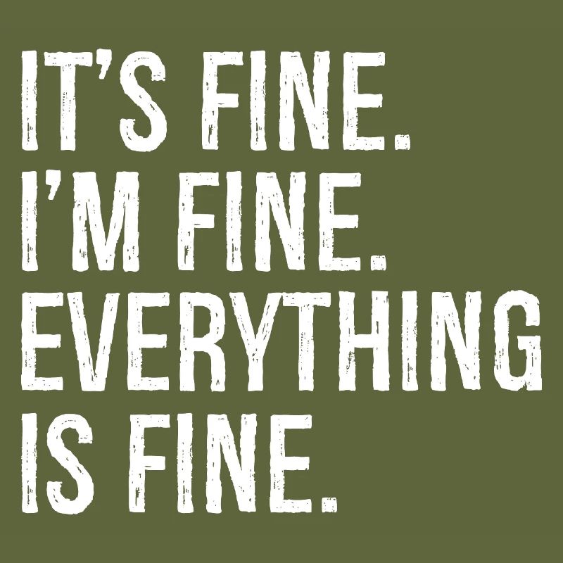It's fine I'm fine everything is fine