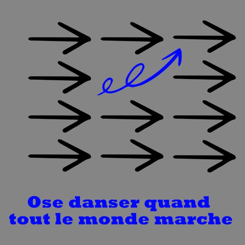 Dance when everyone else walks – Minimal design