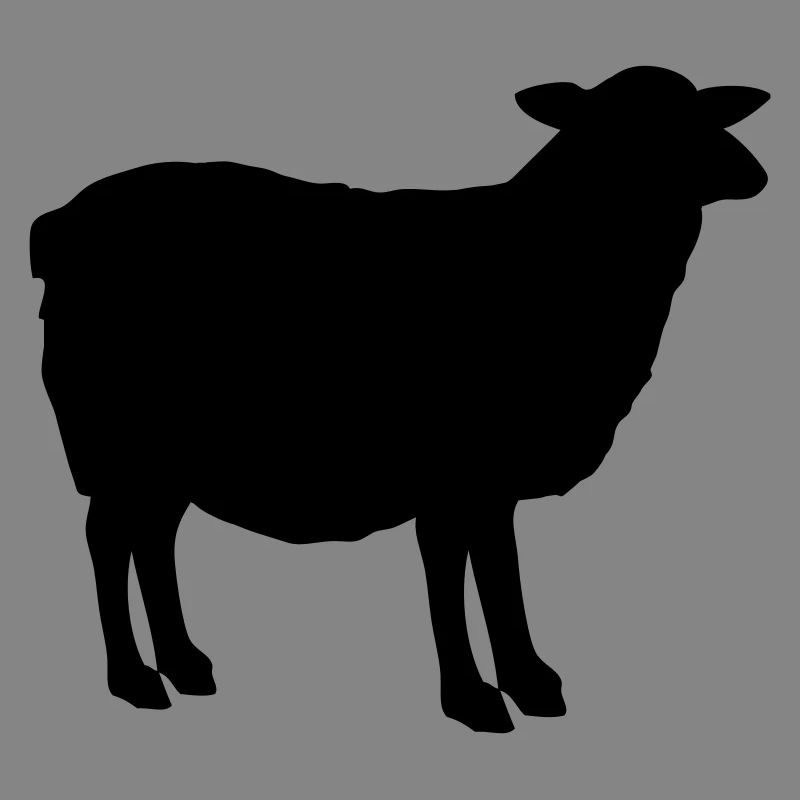 Silhouette de mouton