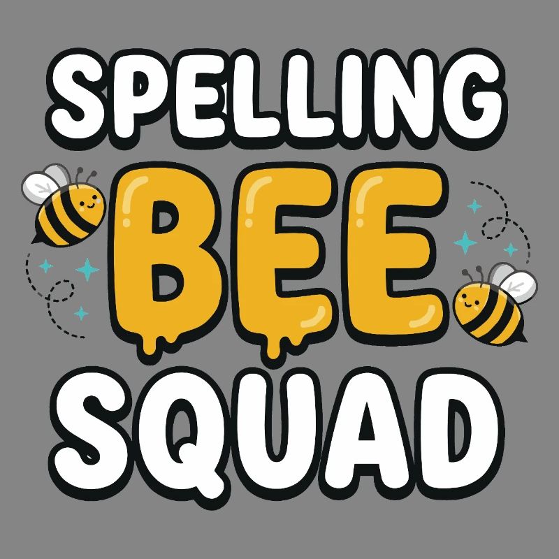 Spelling Bee Squad Cute Bee Team