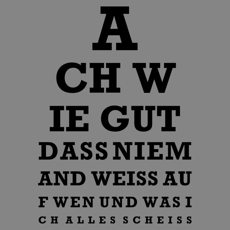 Vision Test - oh how good ...