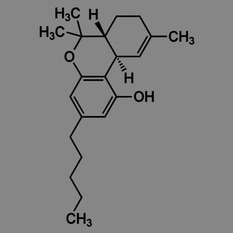 THC Tetrahydrocannabinol Molecule Cannabis