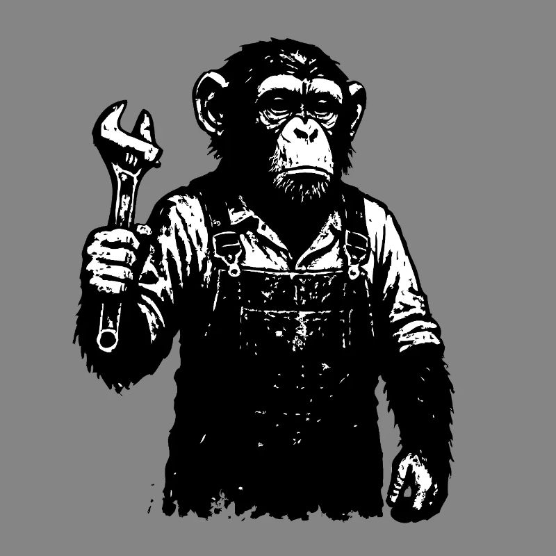 Labour Day Monkey Worker