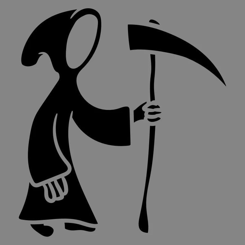 Death with Scythe comic cartoon