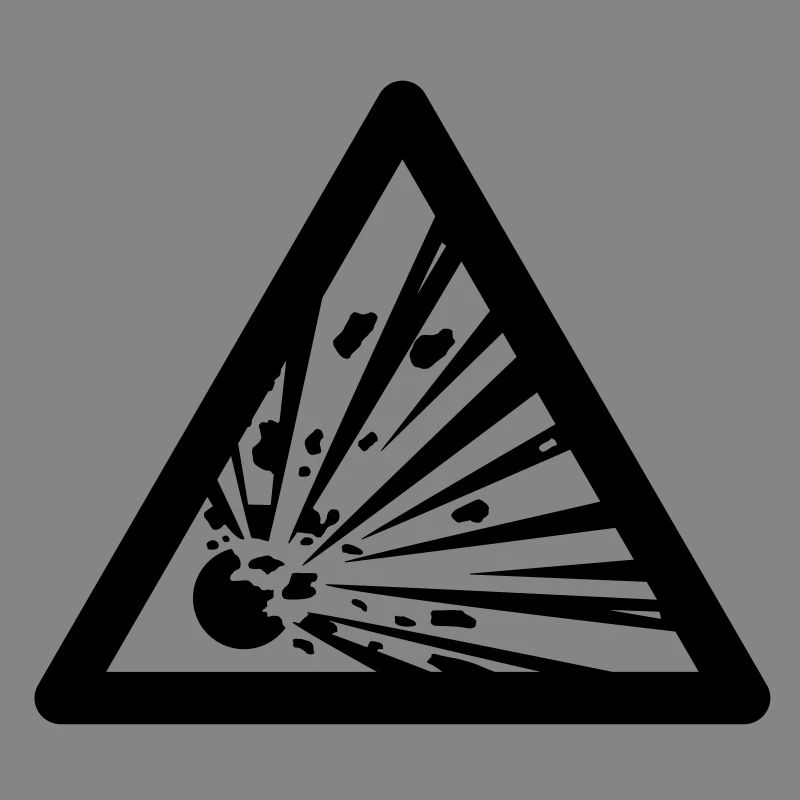 Symbole de danger - Explosifs