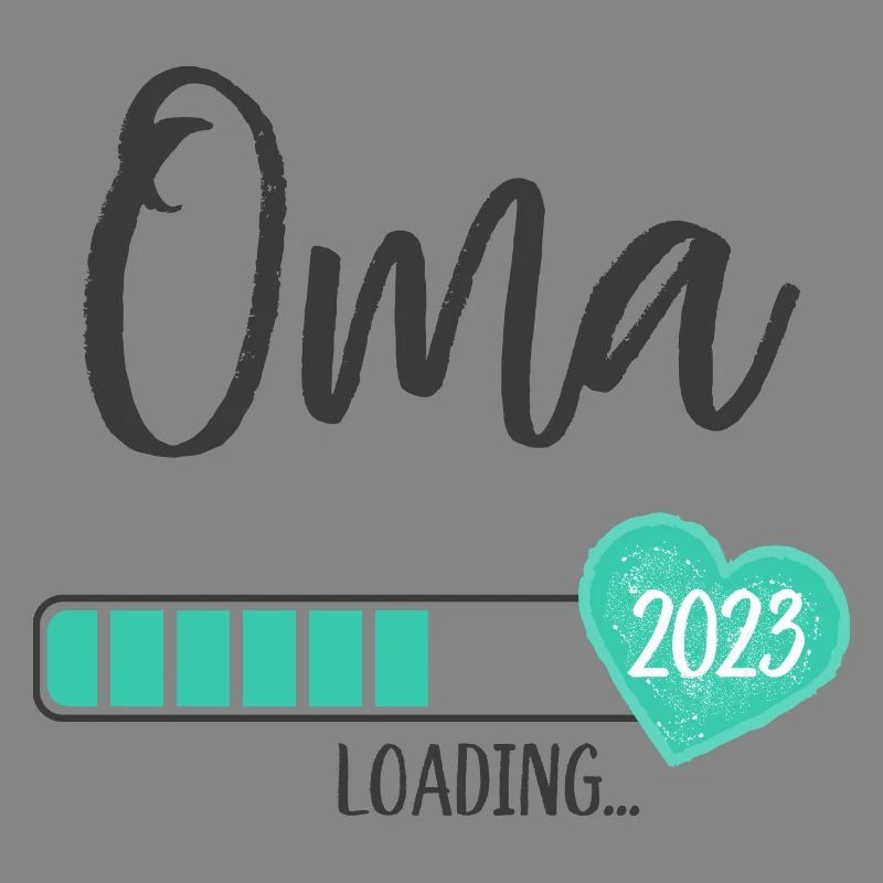 Oma Loading 2023 Herz Junge Werdende Großmutter