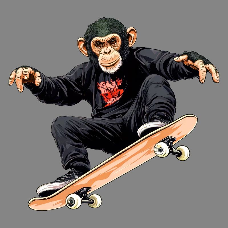Monkey Skateboard