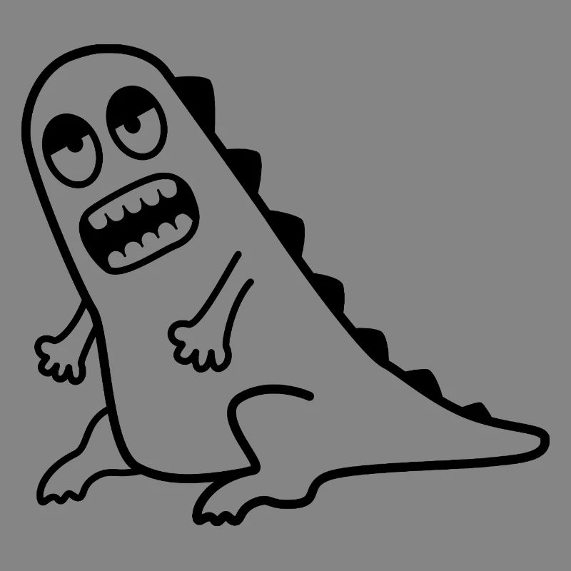 Dino Grrr – T-Rex, Nerd & Comic Style