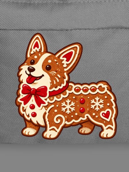Lebkuchen-Corgi mit Schleife