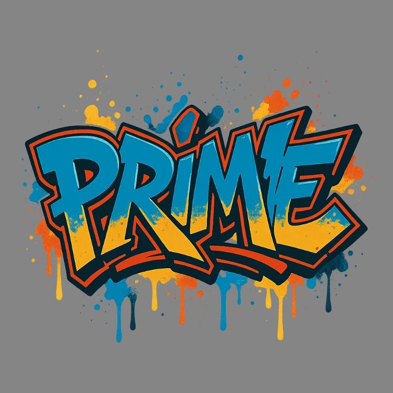 Prime Graffiti Neon Splash