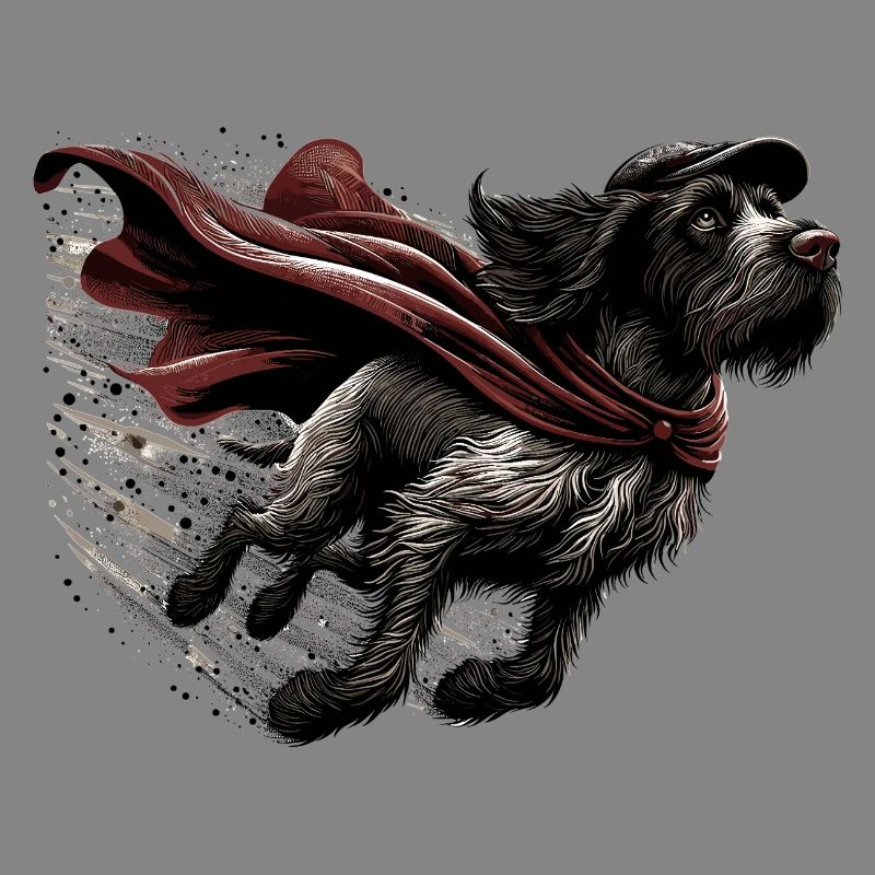 Super Dog German Wirehaired DD Pointer Gift