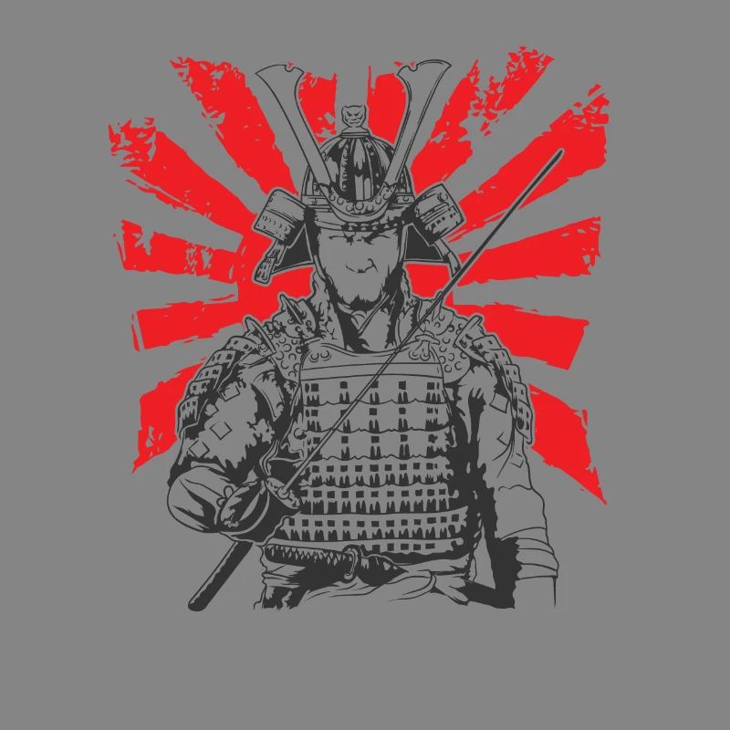 Samouraï épée Samouraï guerrier avec armure