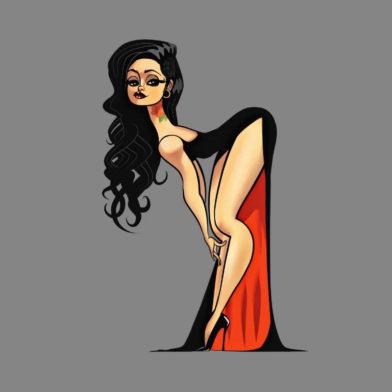 Vampire Pin-up (no bg)