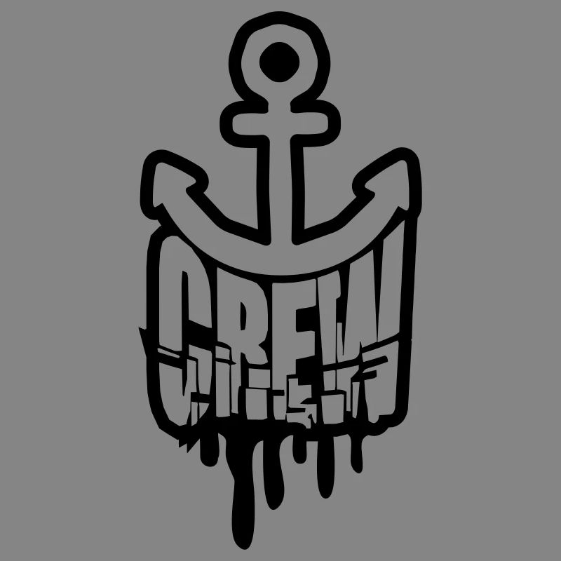 Crew Anker Graffiti Stempel