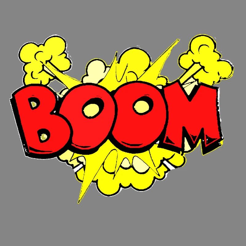 Dynamic Bomb Explosion Illustration