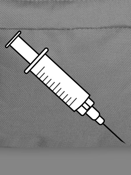 Impfspritze mit Medikamenten und Nadel
