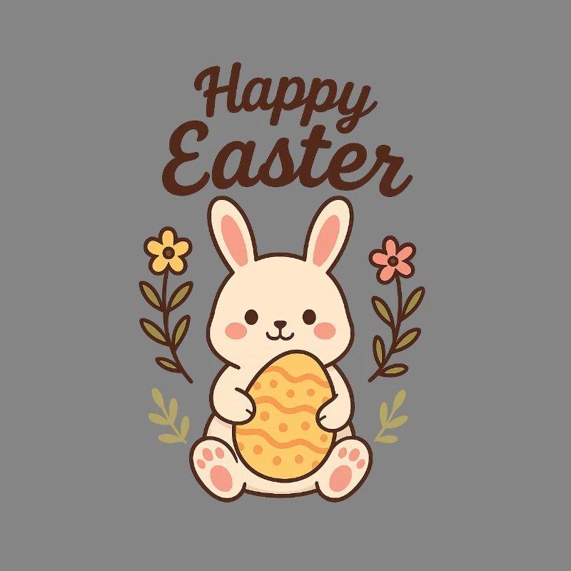 Bunny with an Easter Egg