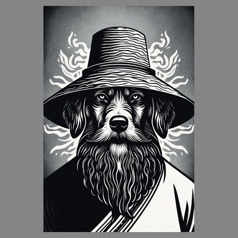 Der wachsame Hund