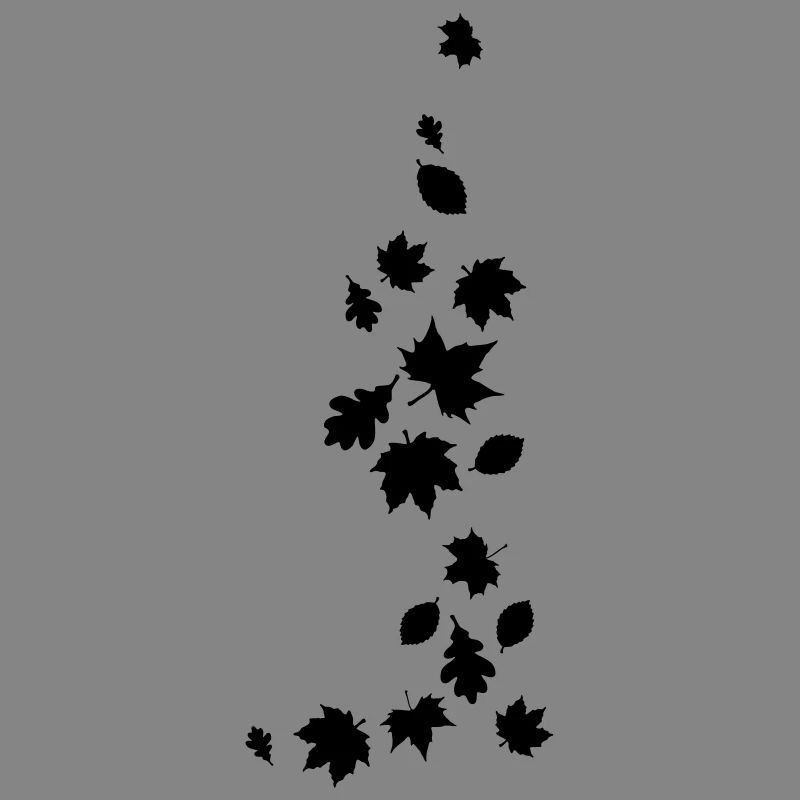 Les feuilles d'automne arbre d'érable chêne Beech Forest Park