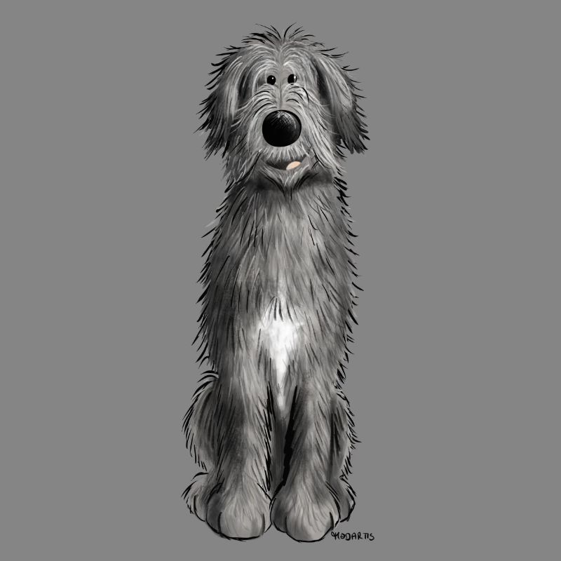 Süßer Irischer Wolfshund