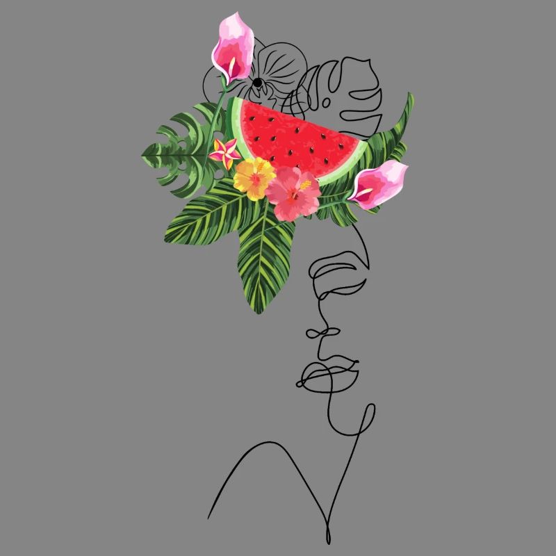 Pastèque Lady Lineart