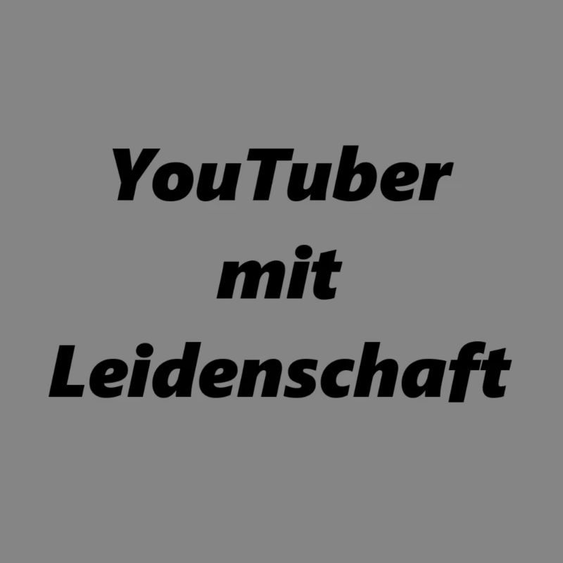 YouTuber mit Leidenschaft