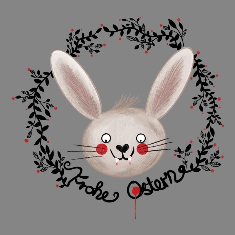 Vampire Easter Happy Easter Illustration