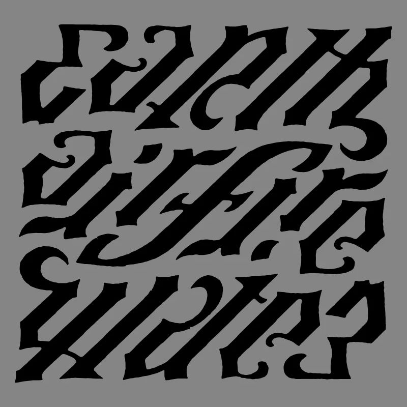 Ambigramm - earth-air-fire