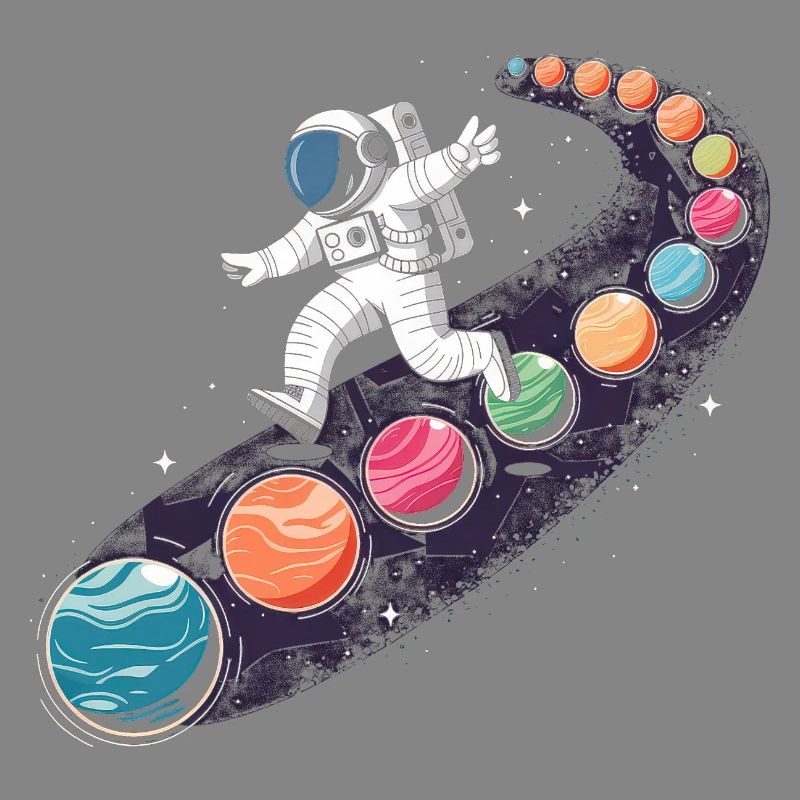 Conception d'astronautes d'aventure spatiale pour enfants