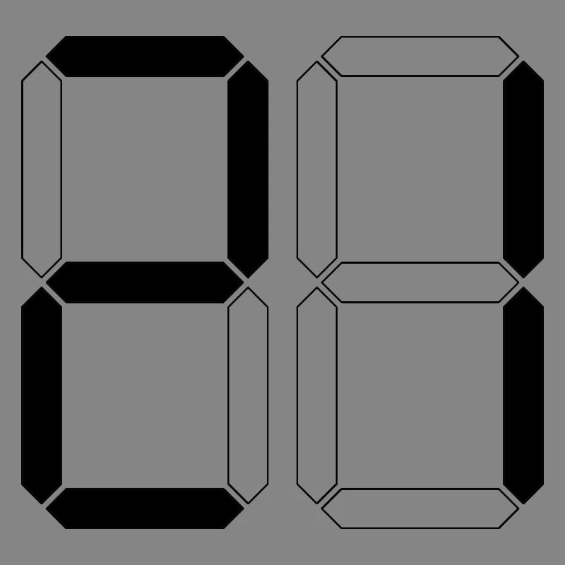 NUMBER 21 Twenty-One Gift Digital