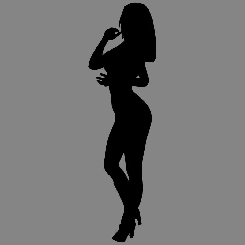 Frau Körper Silhouette Vektor-Design