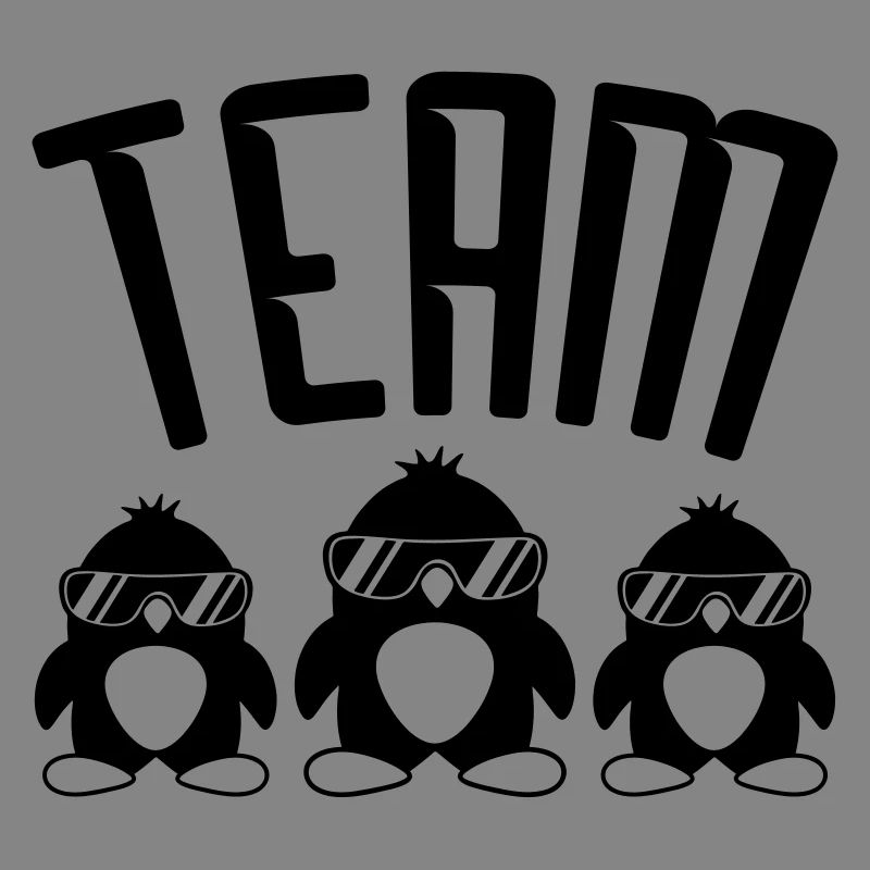 Logo de pingouins cool
