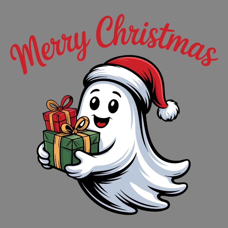 Weihnachtsgeist mit Geschenken