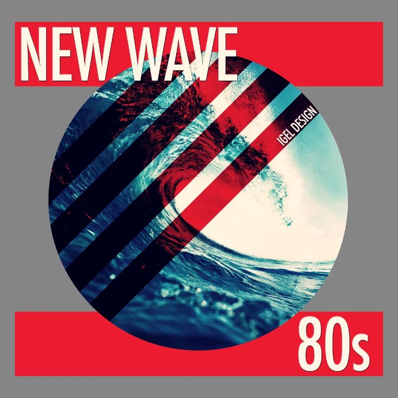New Wave Neon Surf 80s