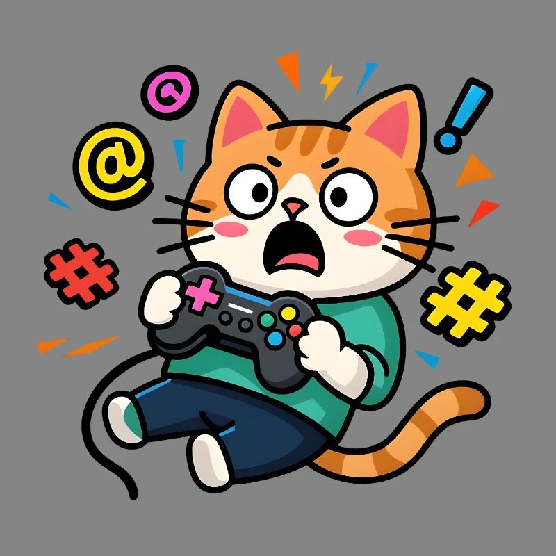 Gamer Cat Unleashed