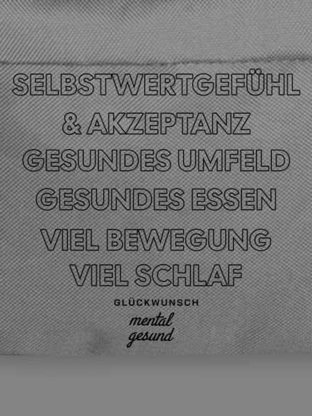 Glückwunsch - mental gesund!