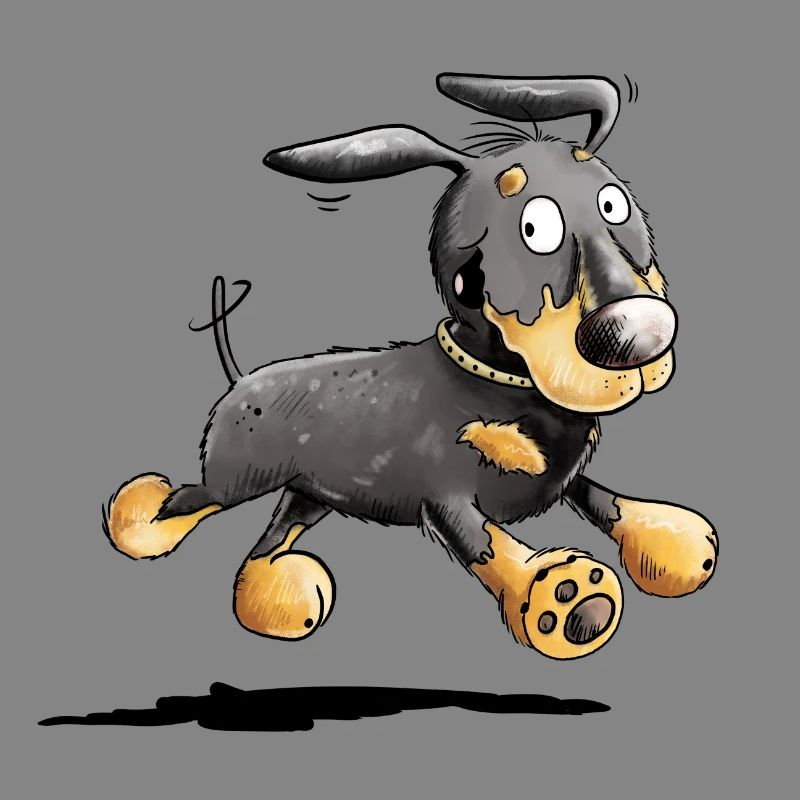 Flotter Dackel - Dachshund - Teckel - Geschenk
