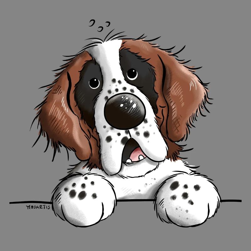 Happy Saint Bernard