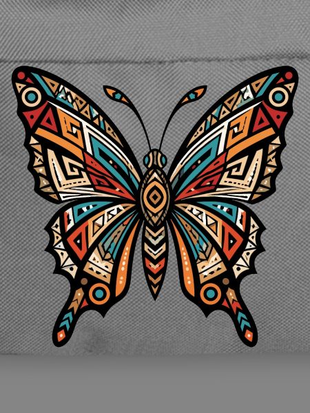Geometrischer Tribal-Schmetterling