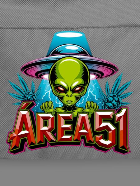 Alien Area51 Retro-Graffiti