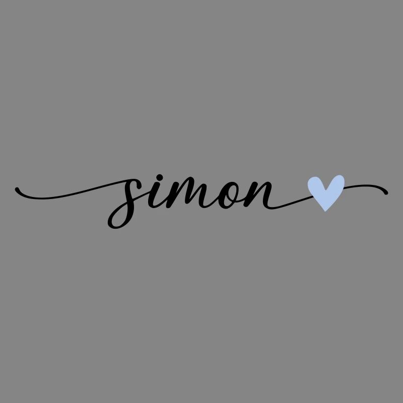 Simon Name Calligraphy Font