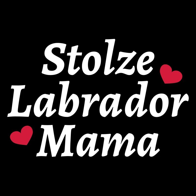 Stolze Labrador Mama