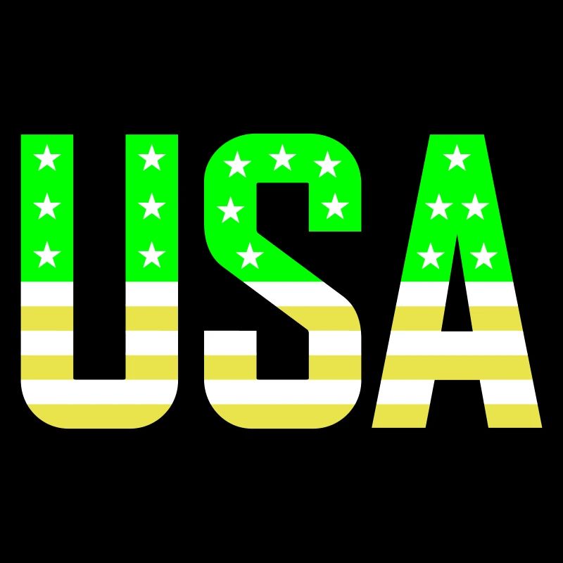 États-Unis vert jaune