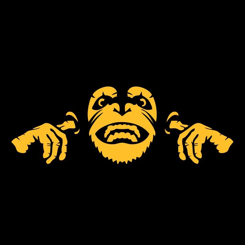 Schimpanse Affe Affe Finger Ohr