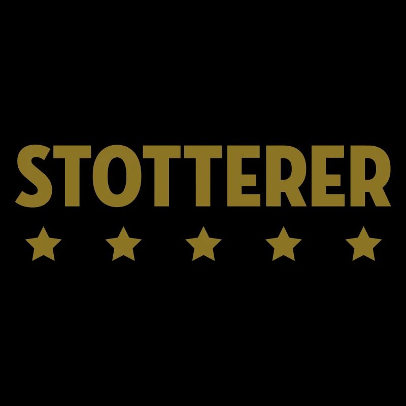 Stotterer Stotterin Stottern Stammeln Schwätzer
